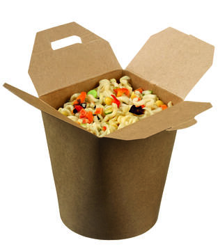 BOL À PÂTES ECOKRAFT CARTON MARRON 80CL X500