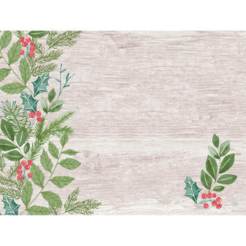 SET DE TABLE PAPIER 30X40CM WINTER GREENE X1000
