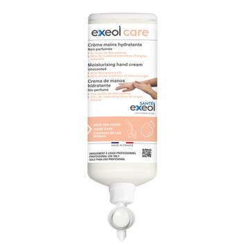 CRÈME HYDRATANTE MAINS EXEOL CARE CARTOUCHE 1L AIRLESS
