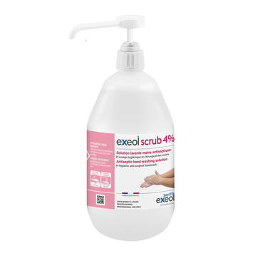 SAVON ANTIMICROBIEN EXEOL SCRUB FLACON POMPE 1L