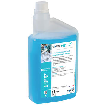DETERGENT DESINFECTANT ENZYMATIQUE CONCENTRE POUR DISPOSITIFS MEDICAUX EXEOL SEPT E2 1L DOSEUR