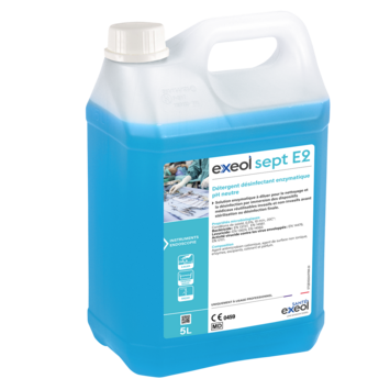 DETERGENT DESINFECTANT ENZYMATIQUE CONCENTRE POUR DISPOSITIFS MEDICAUX EXEOL SEPT E2 5L