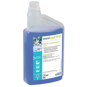DETERGENT DESINFECTANT CONCENTRE POUR DISPOSITIFS MEDICAUX EXEOL FIRST 1L DOSEUR