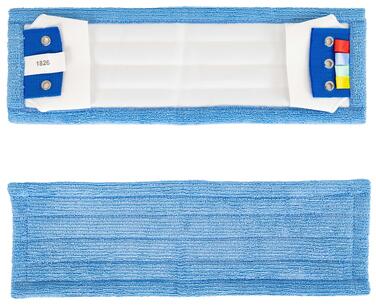 FRANGE LAVAGE POCHES/LANGUETTES/ŒILLETS 15X47CM BLEU