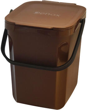 POUBELLE COMPOST SANS VENTILATION ORGANIK 10L MARRON