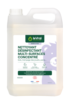 DETERGENT DESINFECTANT MULTI SURFACES CONCENTRE BABIES & KIDS 5L