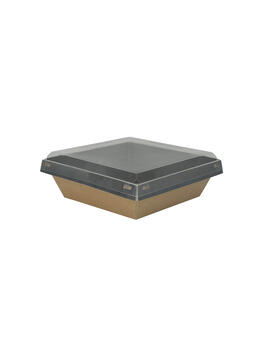 BOITE CARTON LUXIFOOD 1200ML AVEC COUVERCLE RPET X160