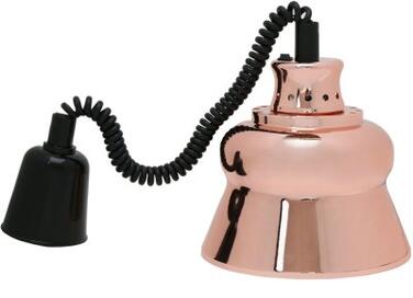 LAMPE CHAUFFANTE INFRAROUGE 220 V COLORIS CUIVRE
