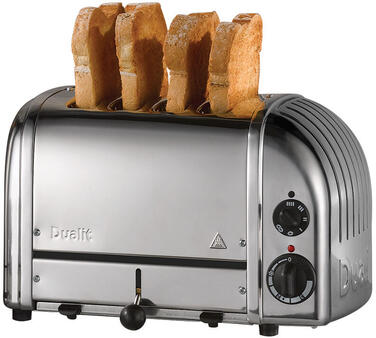 DUALIT TOASTER 4 TRANCHES EN ACIER INOXYDABLE 220V