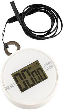 MINUTEUR DIGITAL ROND 99 MINUTES AVEC DRAGONNE DE COU