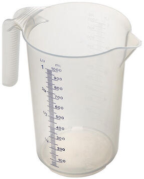 POT POLYPROPYLÈNE GRADUÉ 1/10 TRANSLUCIDE 0.25 L