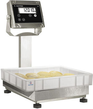 BALANCE COLONNE DIGITALE TF 30 INOX JUSQU'À 30 KG/5 G