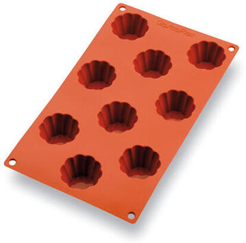 GASTROFLEX PLAQUE GN 1/3 325X176 DE 9 BRIOCHETTES 5.2 CM