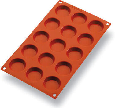 GASTROFLEX PLAQUE GN 1/3 325X176 DE 15 TARTELETTES 4.5 CM