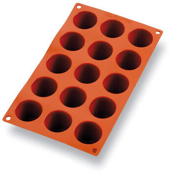 GASTROFLEX PLAQUE GN 1/3 325X176 DE 15 DARIOLES RONDES 4.5CM