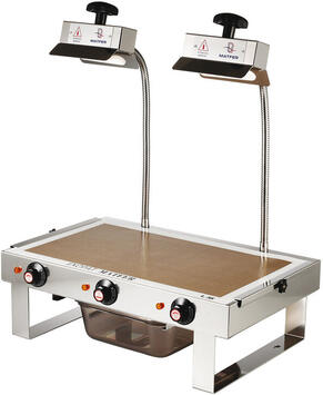 LAMPE SUCRE DOUBLE 2X500 WATTS AMPOULES VITROCÉRAMIQUES GN 1/1 53X32.5CM