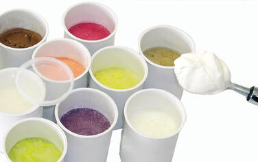 KIT DE 50 BOLS AVEC COUVERCLES 5 COULEURS ASSORTIES FRIX'AIR