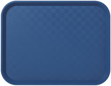 PLATEAU FAST FOOD 35 X 27 CM BLEU