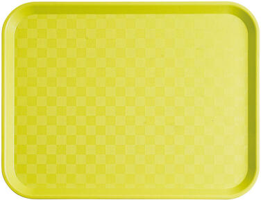 PLATEAU FAST FOOD 35 X 27 CM VERT ANIS