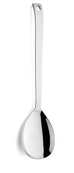 DROP CUILLÈRE DE SERVICE PLEINE EN ACIER INOXYDABLE 31,7 CM
