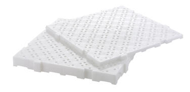 DALLES CAILLEBOTIS HACCP 50X50X2,2 CM 1M² BLANC X4