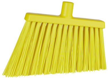 BALAI ALIMENTAIRE BISEAUTE 29CM FIBRE DURE JAUNE