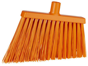BALAI ALIMENTAIRE BISEAUTE 29CM FIBRE DURE ORANGE