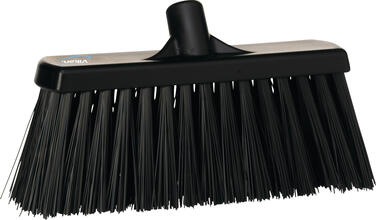 BALAI ALIMENTAIRE EXTERIEUR 33CM FIBRE DURE NOIR