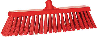 BALAI ALIMENTAIRE EXTERIEUR 53CM FIBRE DURE ROUGE