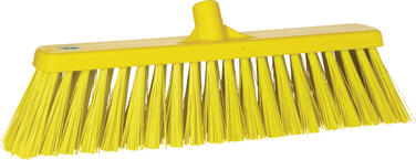 BALAI ALIMENTAIRE EXTERIEUR 53CM FIBRE DURE JAUNE