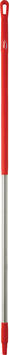 MANCHE ALIMENTAIRE ACIER INOX 1,51M DIAMETRE 31MM ROUGE