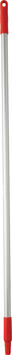 MANCHE ALIMENTAIRE ALUMINIUM 1,26M DIAMETRE 25MM ROUGE