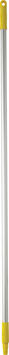 MANCHE ALIMENTAIRE ALUMINIUM 1,46M DIAMETRE 25MM JAUNE