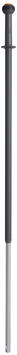 MANCHE PASSAGE D'EAU TELESCOPIQUE ALUMINIUM 1,23-1,77M DIAMETRE 29MM GRIS