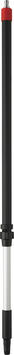 MANCHE PASSAGE D'EAU TELESCOPIQUE ALUMINIUM 1,06-1,6M DIAMETRE 32MM NOIR