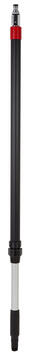 MANCHE PASSAGE D'EAU TELESCOPIQUE ALUMINIUM 1,06-1,6M DIAMETRE 32MM AVEC ROBINET NOIR