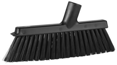 BALAI ALIMENTAIRE BISEAUTE 25CM DOUILLE INCLINE FIBRE MEDIUM NOIR