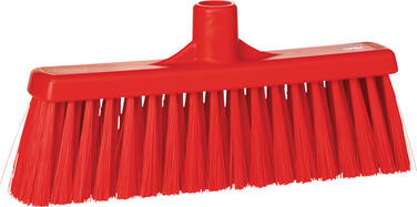 BALAI ALIMENTAIRE 31CM DOUILLE DROITE FIBRE MEDIUM ROUGE