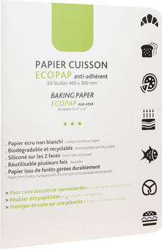 PAPIER CUISSON EXOPAP SILICONÉ 40X30 CM X50 FEUILLES