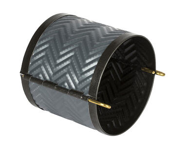 EXOPAN PÂTÉ EN CROÛTE ROND CHEVRONS HAUTEUR 9CM DIAMÈTRE 12CM