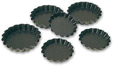 EXOPAN TARTELETTES RONDES CANNELÉES 12 CM X12