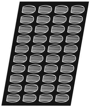 FLEXIPAN 60X40 PLAQUE DE 40 MADELEINES 7.8X4.7 CM