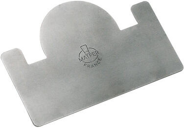 RACLETTE BÛCHE INOX 12X8CM GOUTTIÈRES DE LARGEUR 8CM