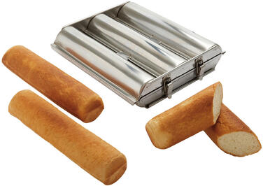 PAIN DE MIE ROND TRIPLE INOX 30CM DIAMÈTRE 7CM 300 G