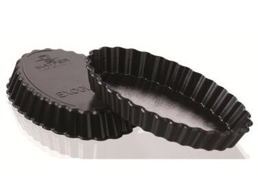 EXOGLASS TARTELETTES CANNELÉES OBLONGS 13X9 CM X12