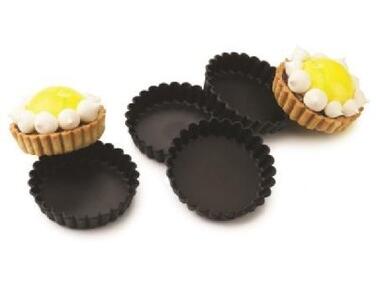 EXOGLASS TARTELETTES RONDES CANNELÉES 10 CM X12