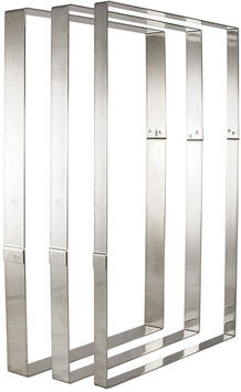 CADRE EXTRA-FORT INOX À ENTREMETS 56.5X36.5X3.5 CM