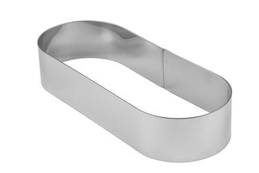MOZAÏK CERCLE À ENTREMETS OBLONG INOX 24X9X4.5 CM