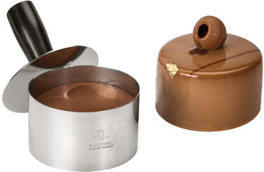 TASSEUR À ENTREMETS INOX 10 CM