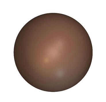 PLAQUE 27,5X17,5CM 2 DEMI SPHERE D10CM